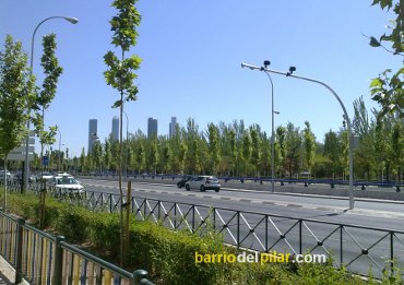 Radar Avenida de la Ilustración (calle 30) con Betanzos en el Barrio del Pilar