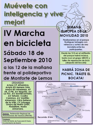 Marcha ciclista 2010